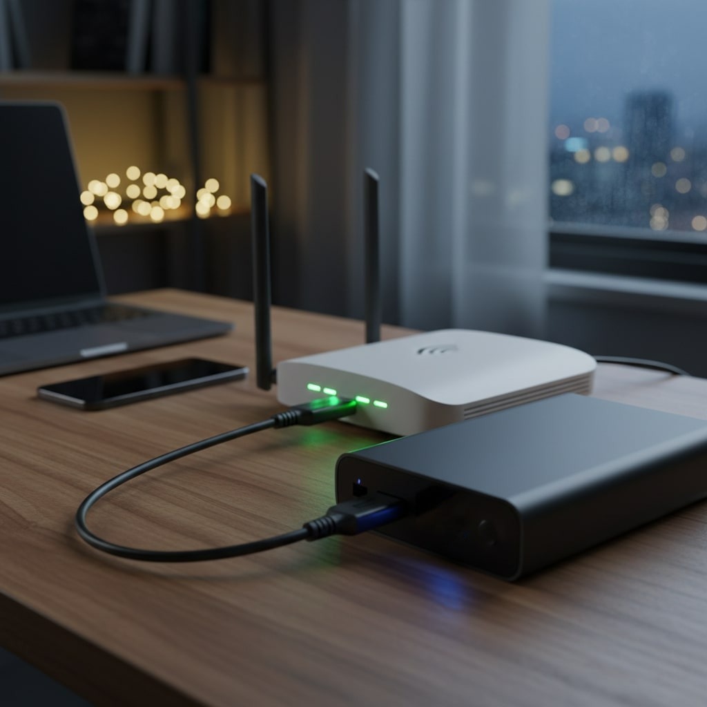 підключити роутер до повербанку